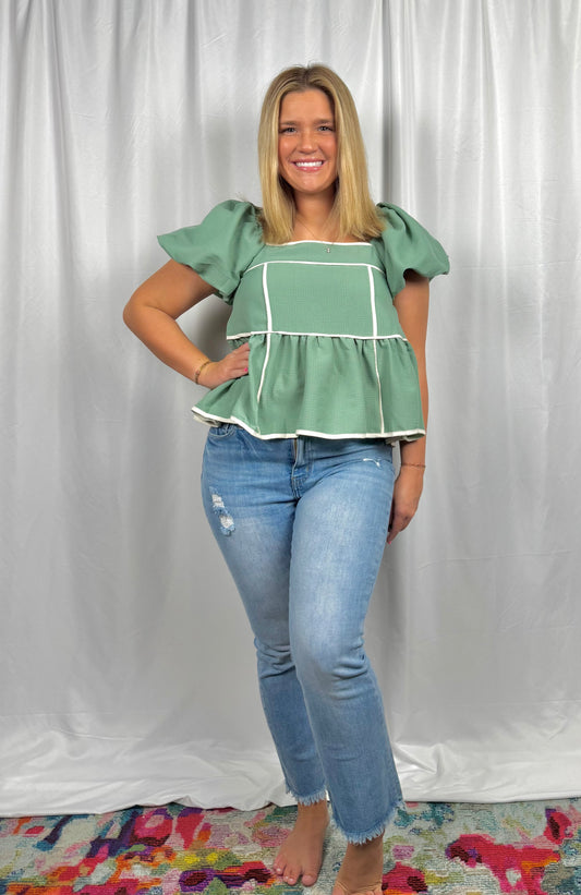 Simply Sage Top