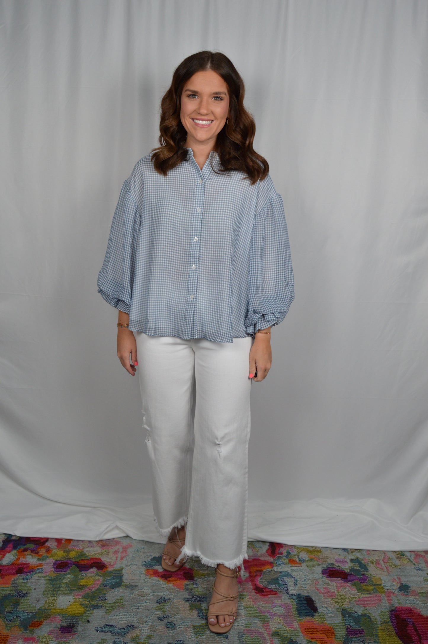 Gingham Blouse