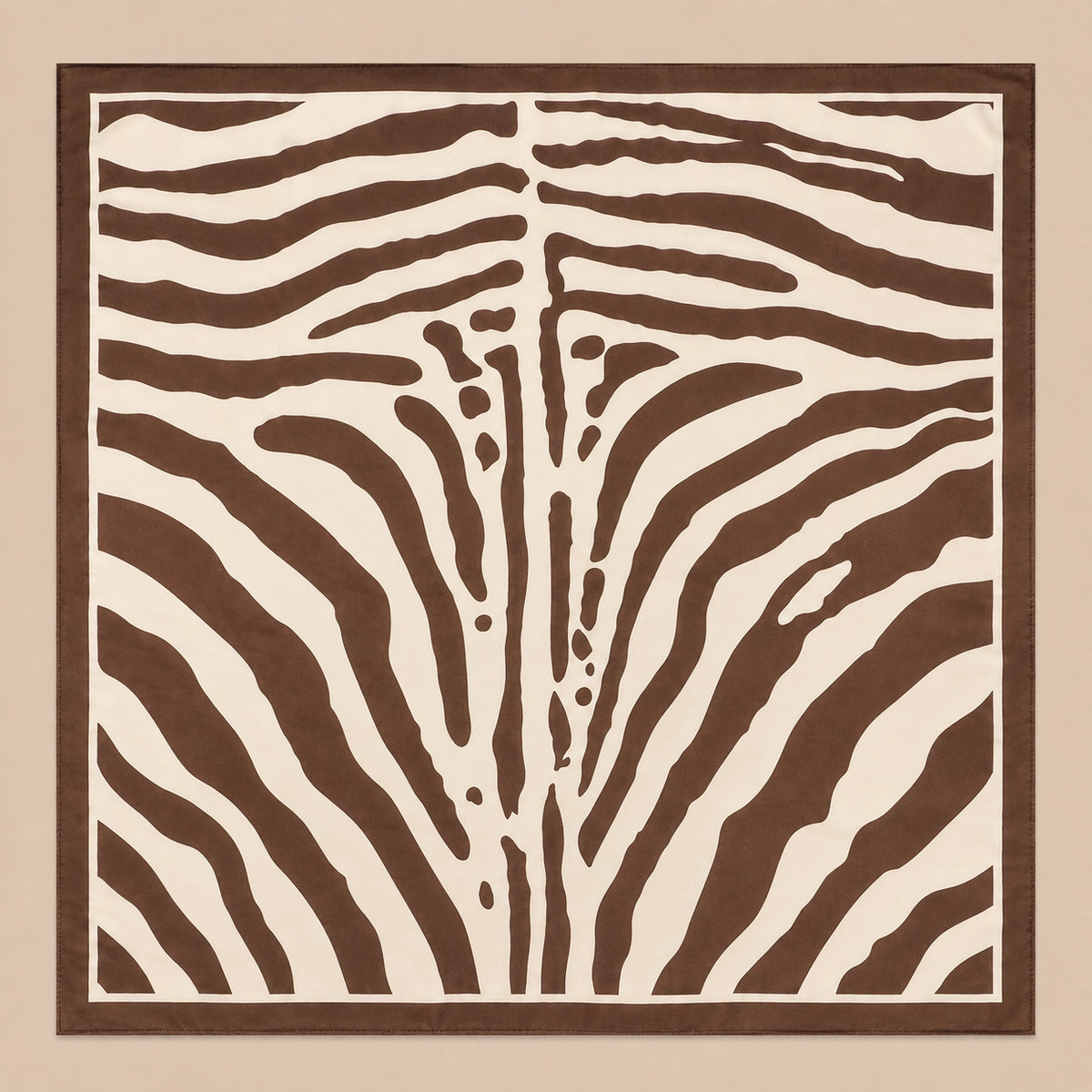 Zebra Satin Scarf