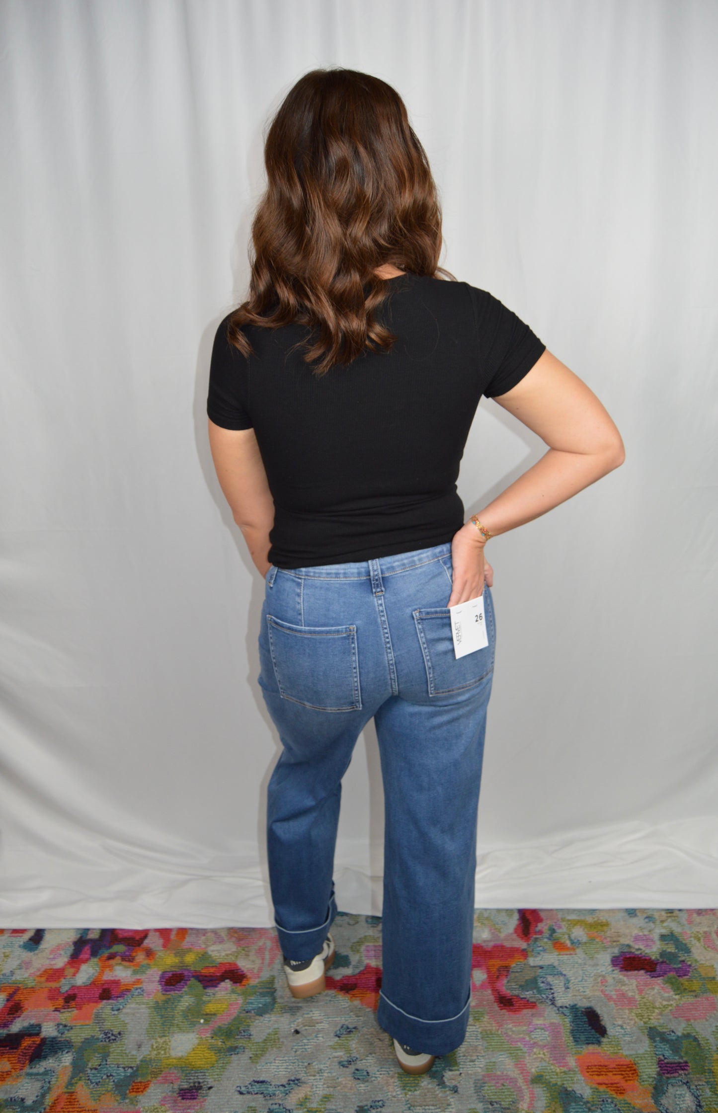 Baggy Cuffed Denim