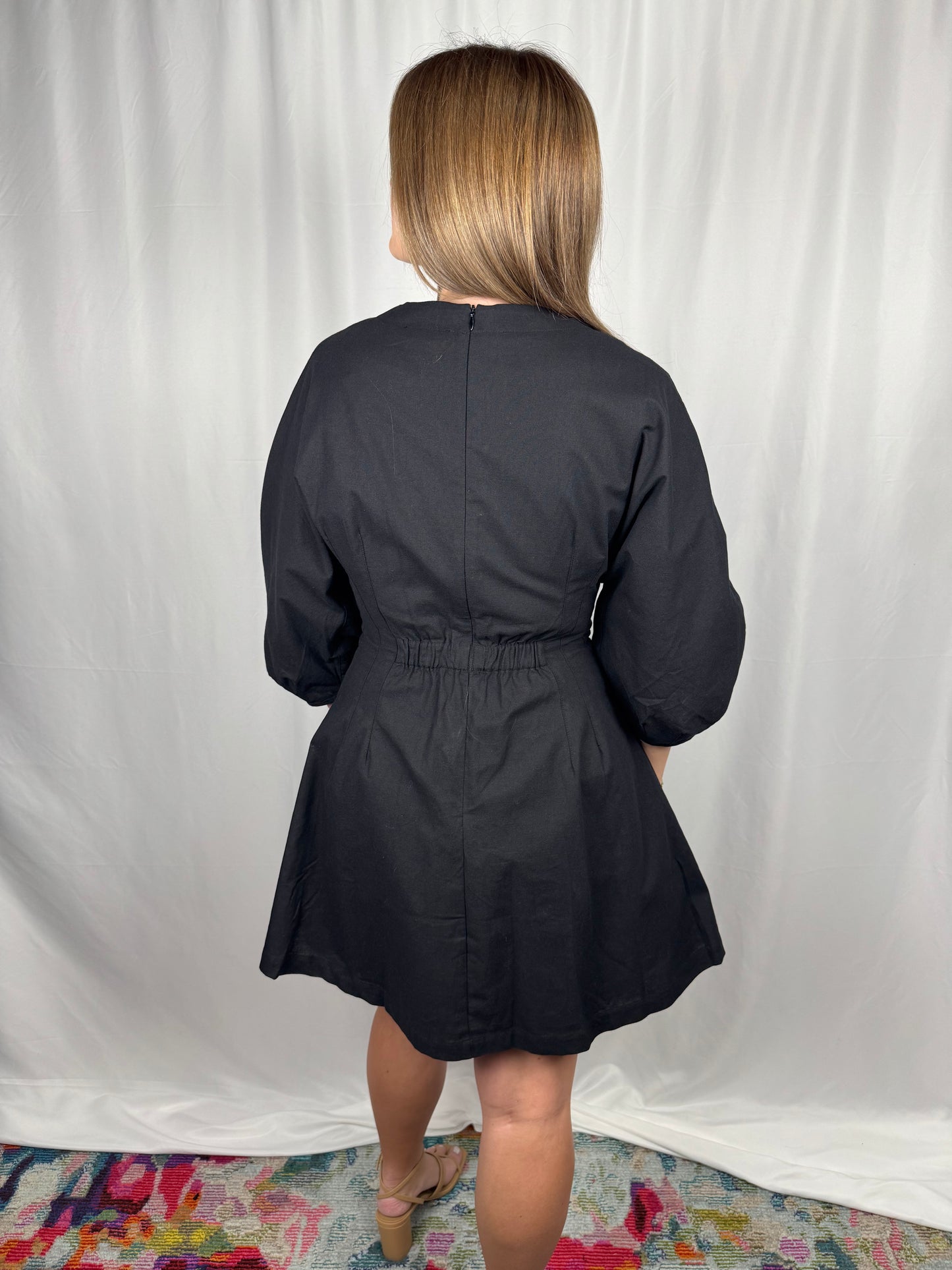 3/4 Black Mini