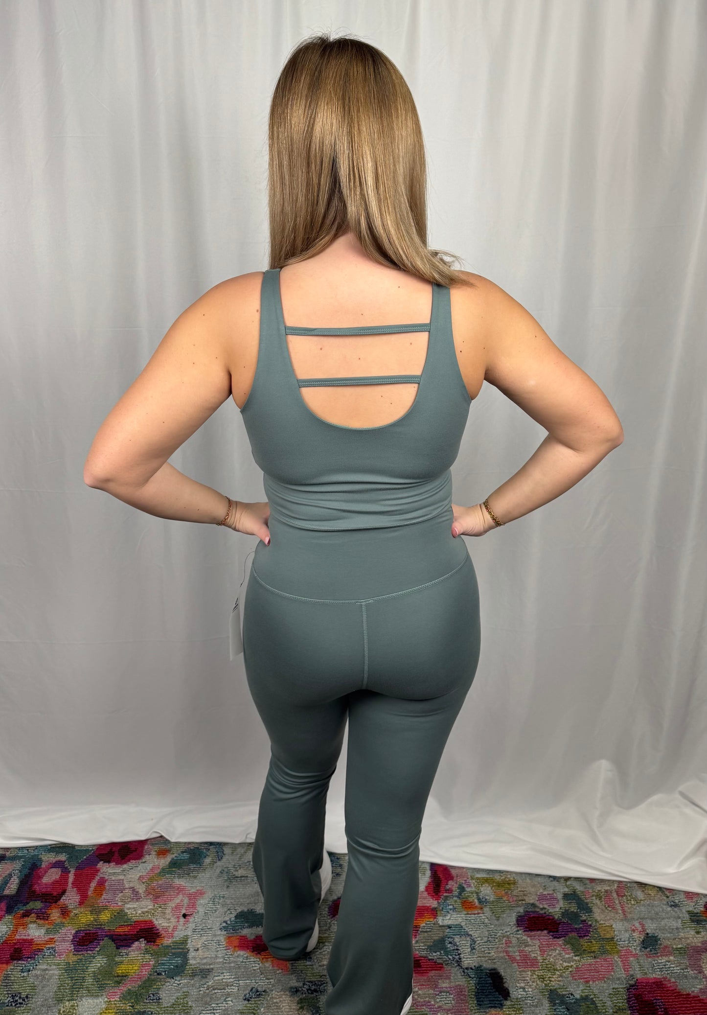 Power Back Active Tank (Sage)