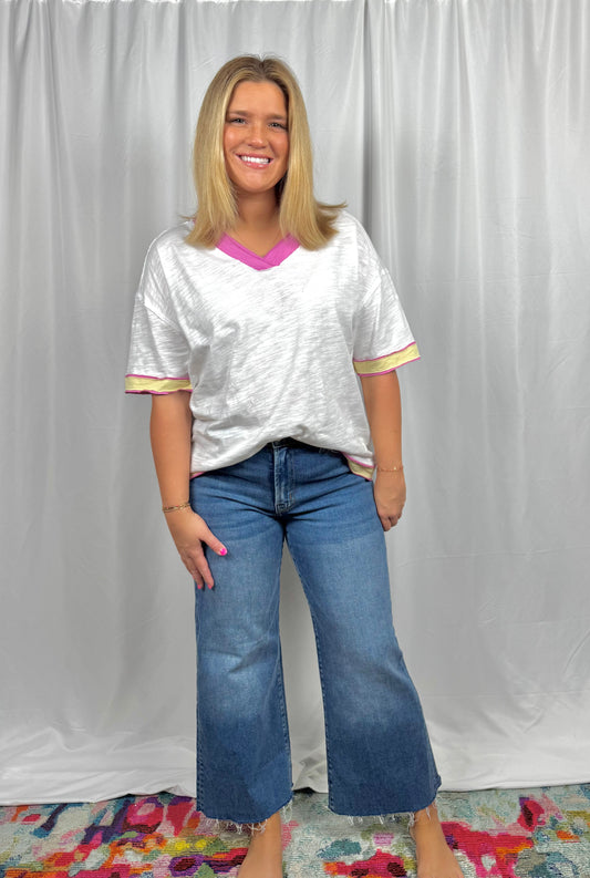 Color Block Basic Tee