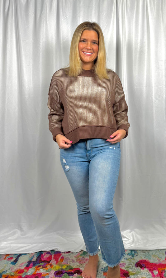 Two Tone Sweater