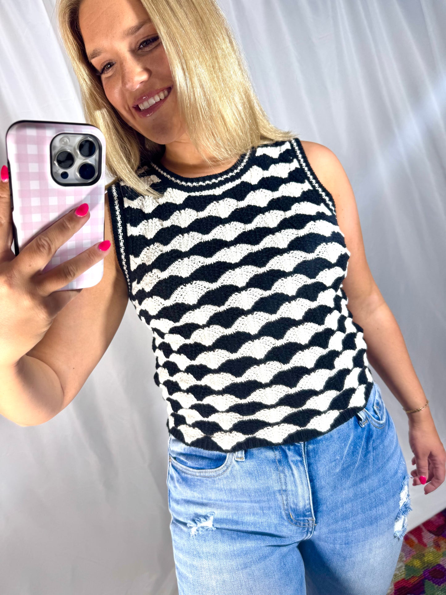 Scallop Sweetheart Top