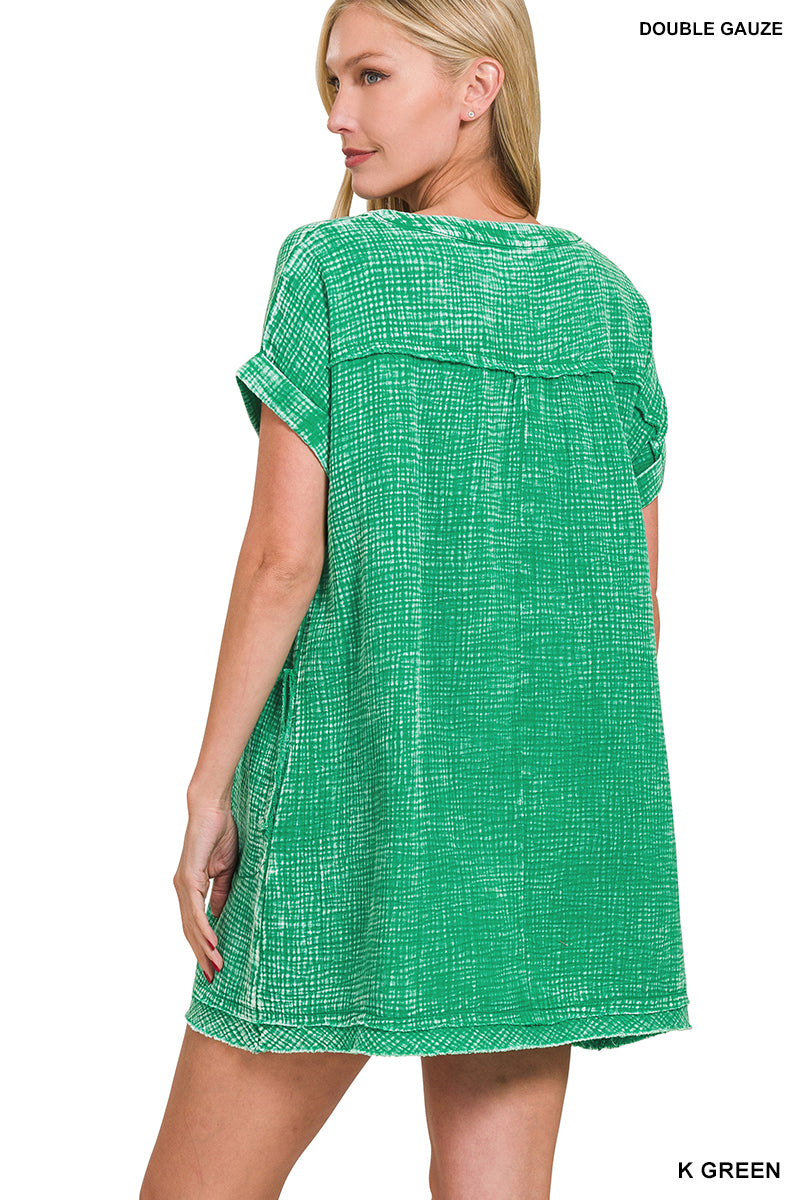 Go-To Shift Dress (Kelly Green)