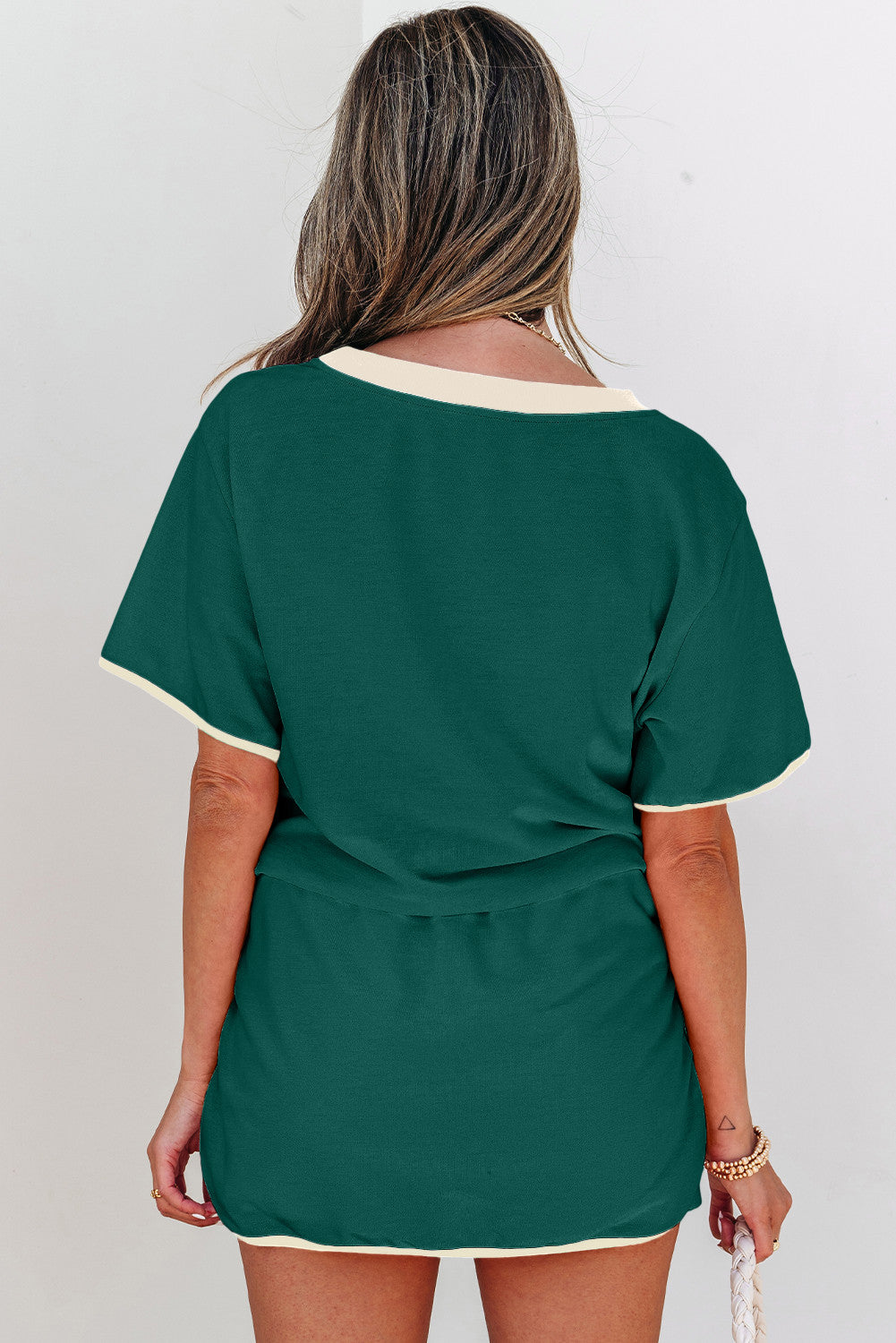 Color Block Skort Set