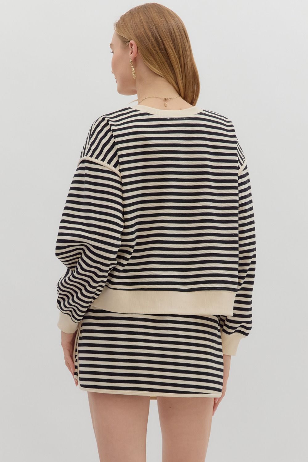 Stripe Right Pullover