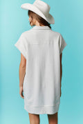 Quarter Zip Terry Dress