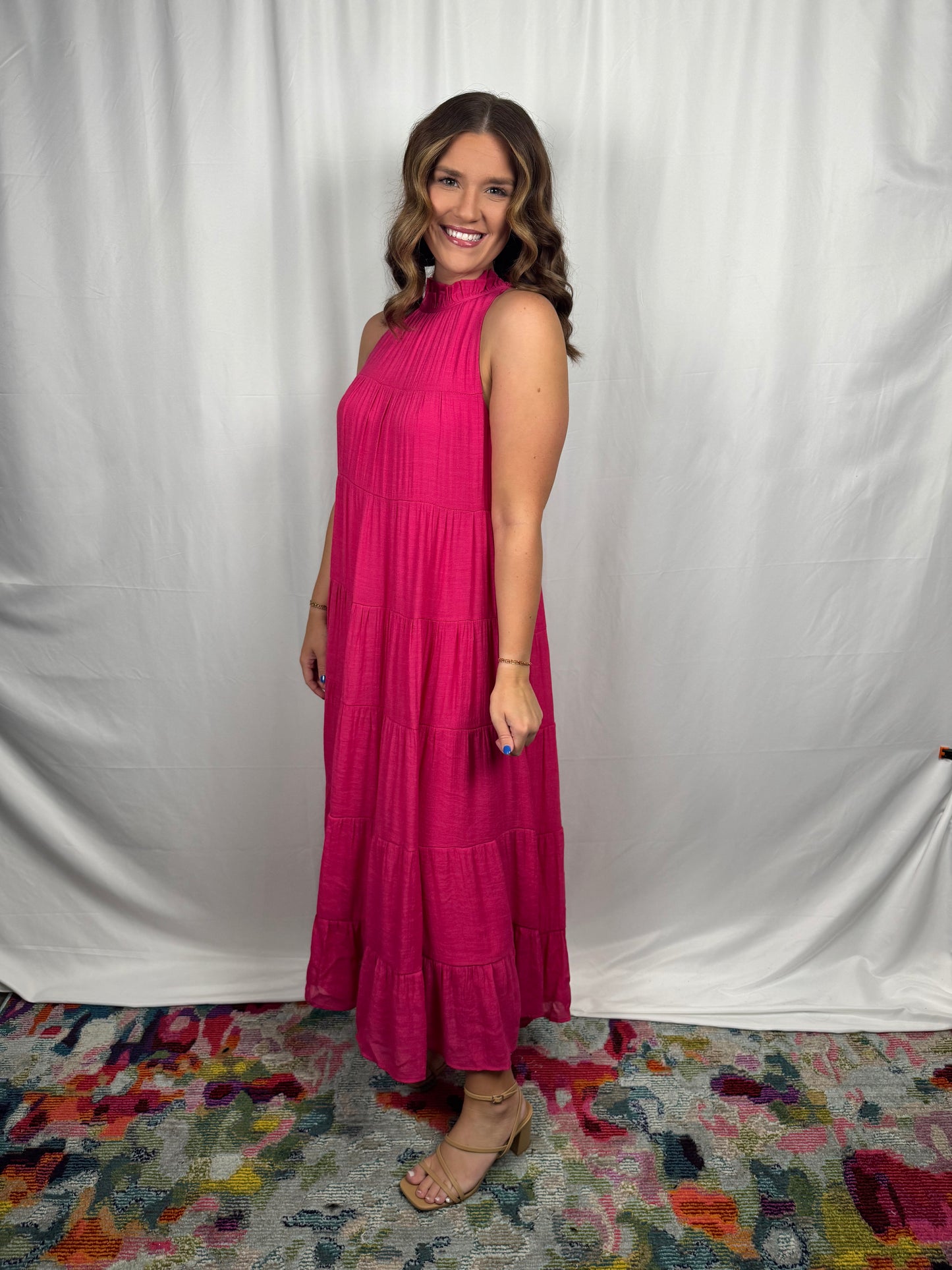 Ruffle Detail Maxi