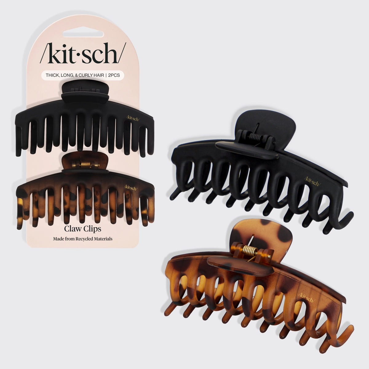 Kitsch Claw Clips- 2pc Set
