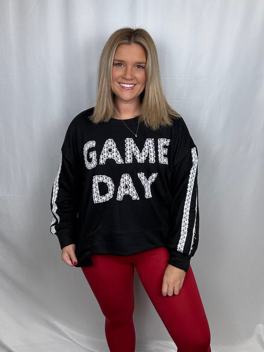 Game Day Lace Pullover