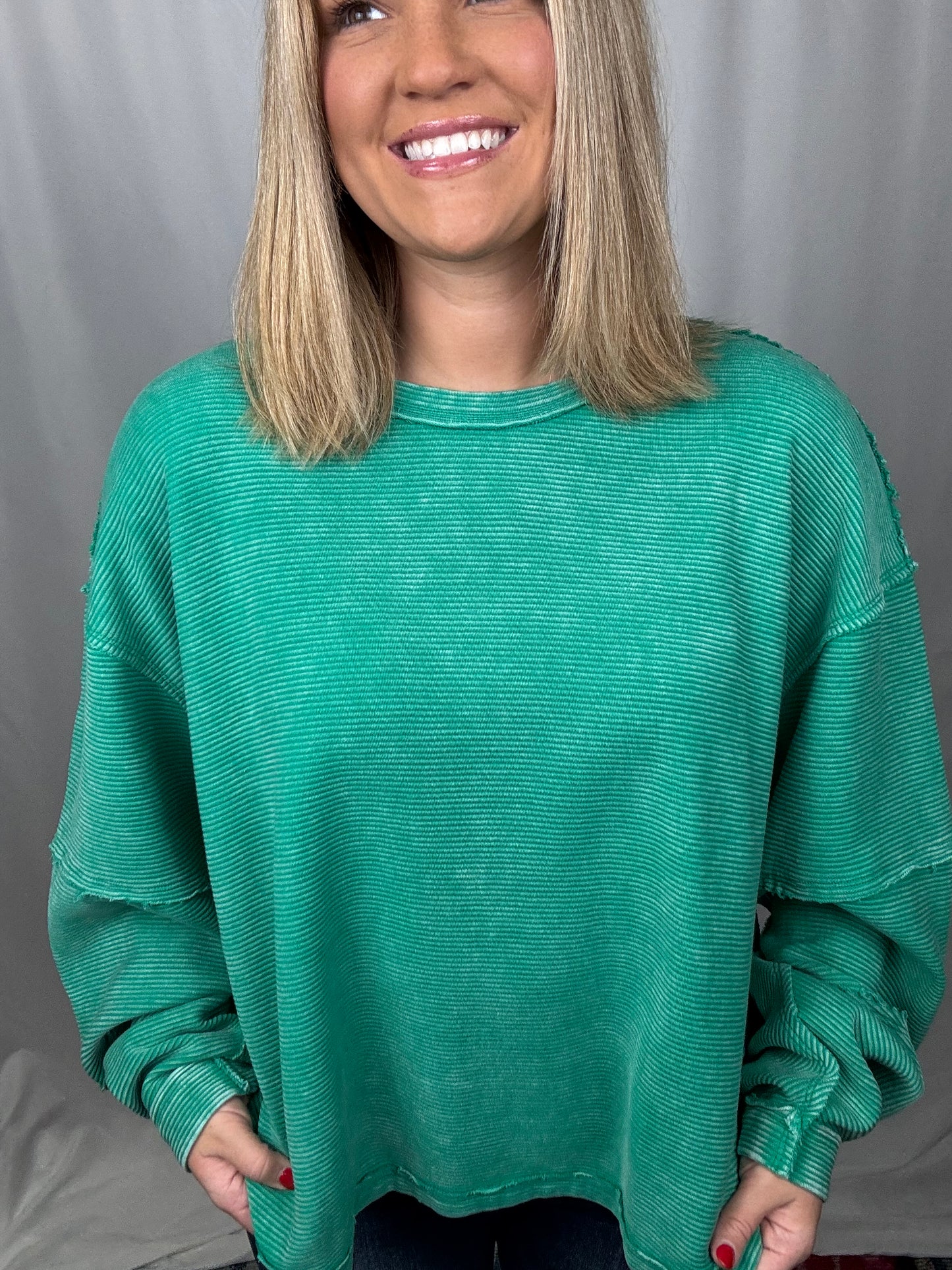Lucky Ribbed Pullover