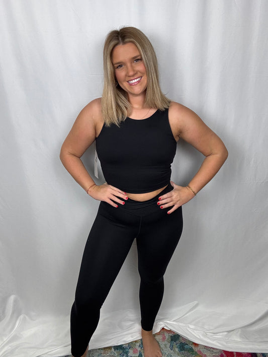 Crossover Leggings (Black)