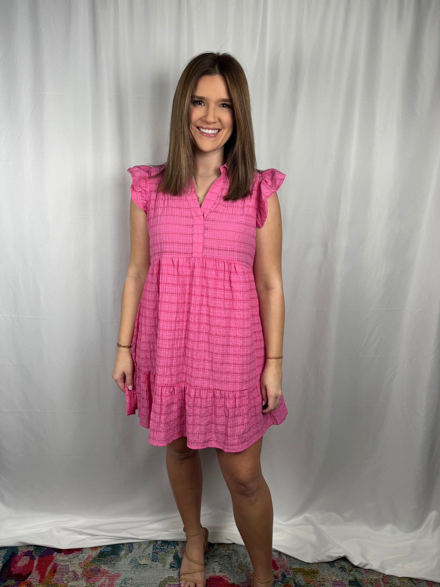 Pink Flutter Dress