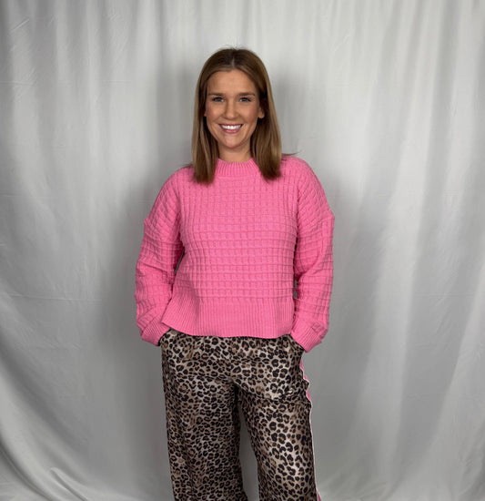 Pink Comfort Sweater