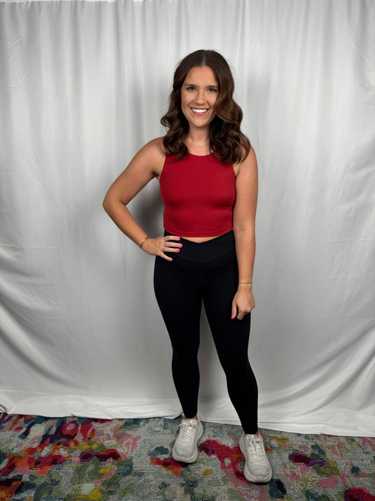 Crossover Leggings (Black)