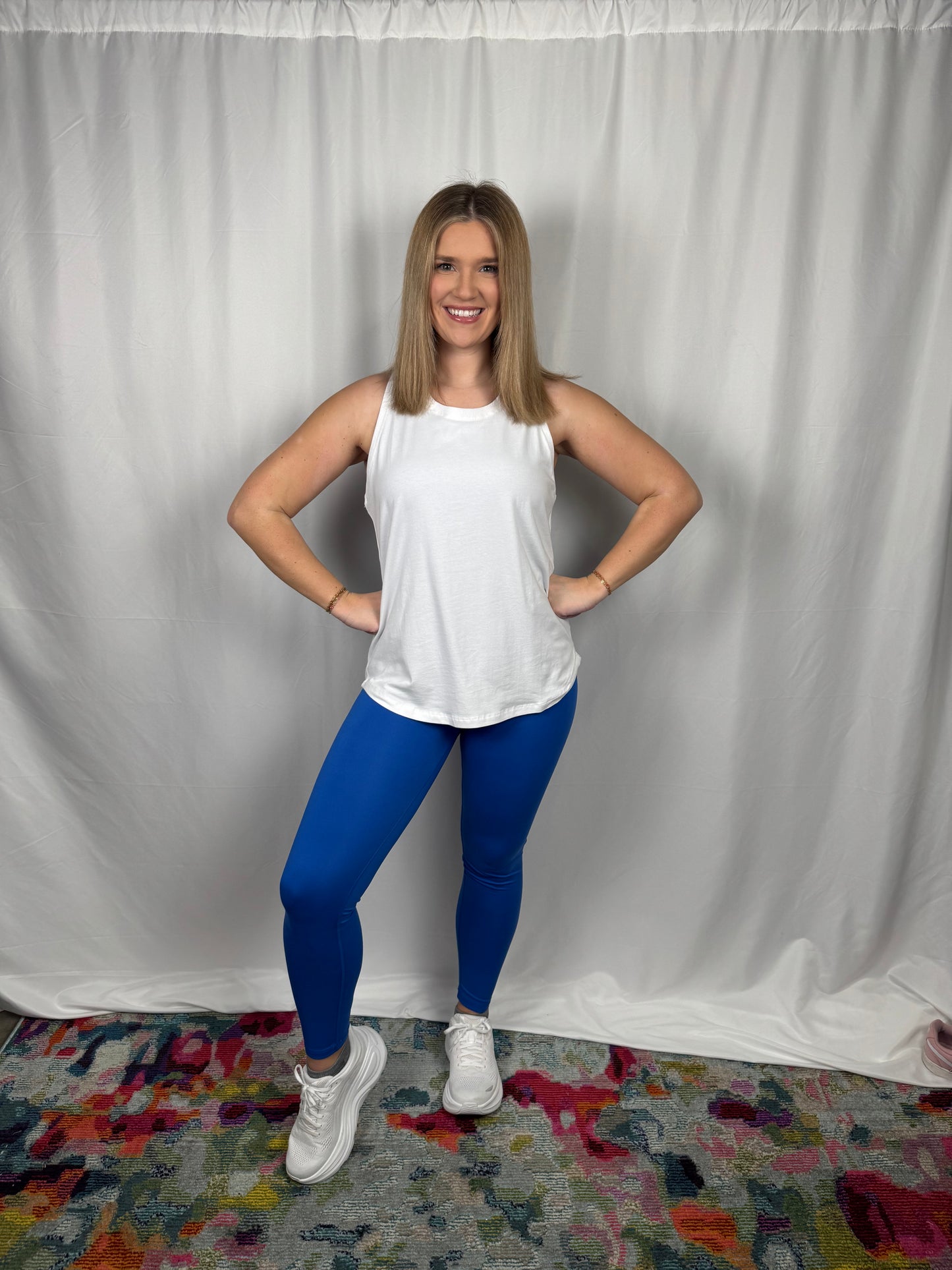 Crossover Leggings (Royal Blue)