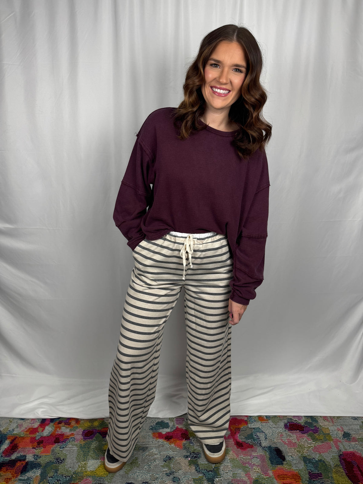 Oversized Stripe Pants