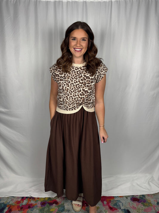 Layered Midi Dress Set