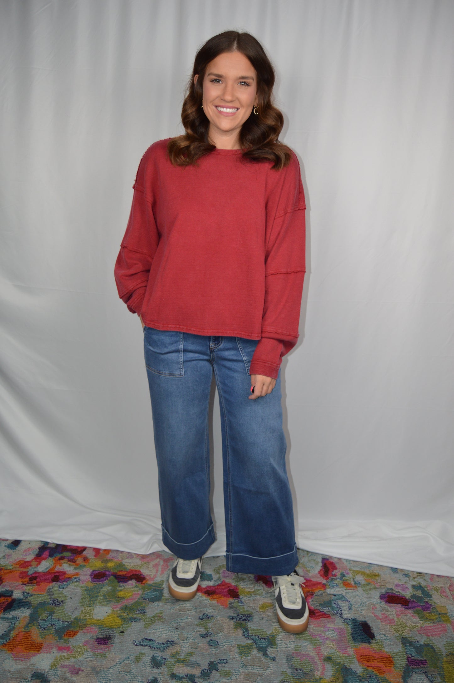 Lightweight Mineral Pullover