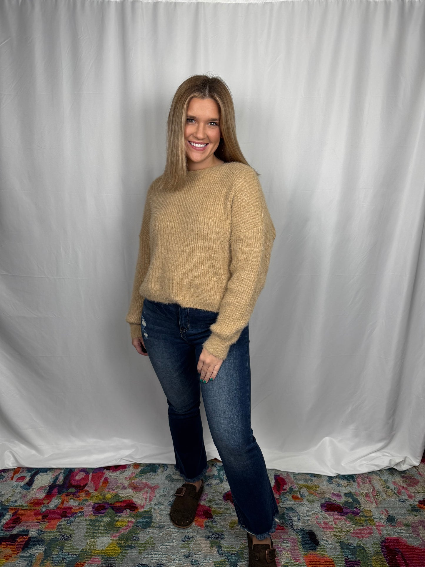 Twisted Detail Sweater- LAST ONE