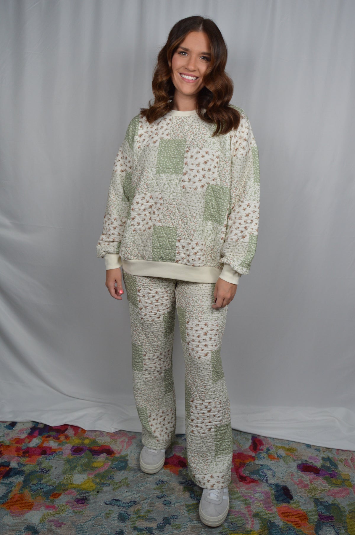 Patchwork Pant Set