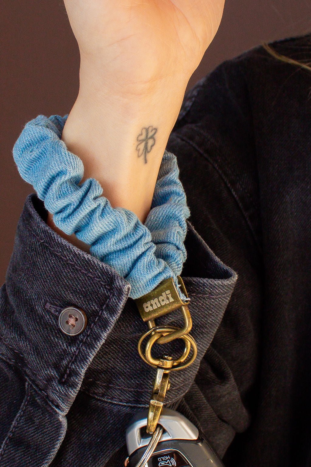 Scrunchie Keychain Wristlet