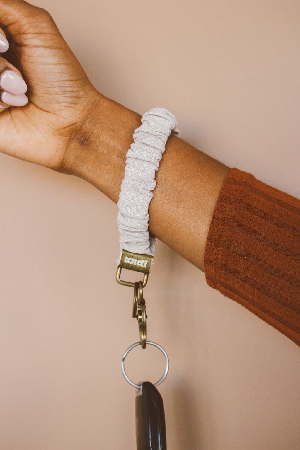 Scrunchie Keychain Wristlet