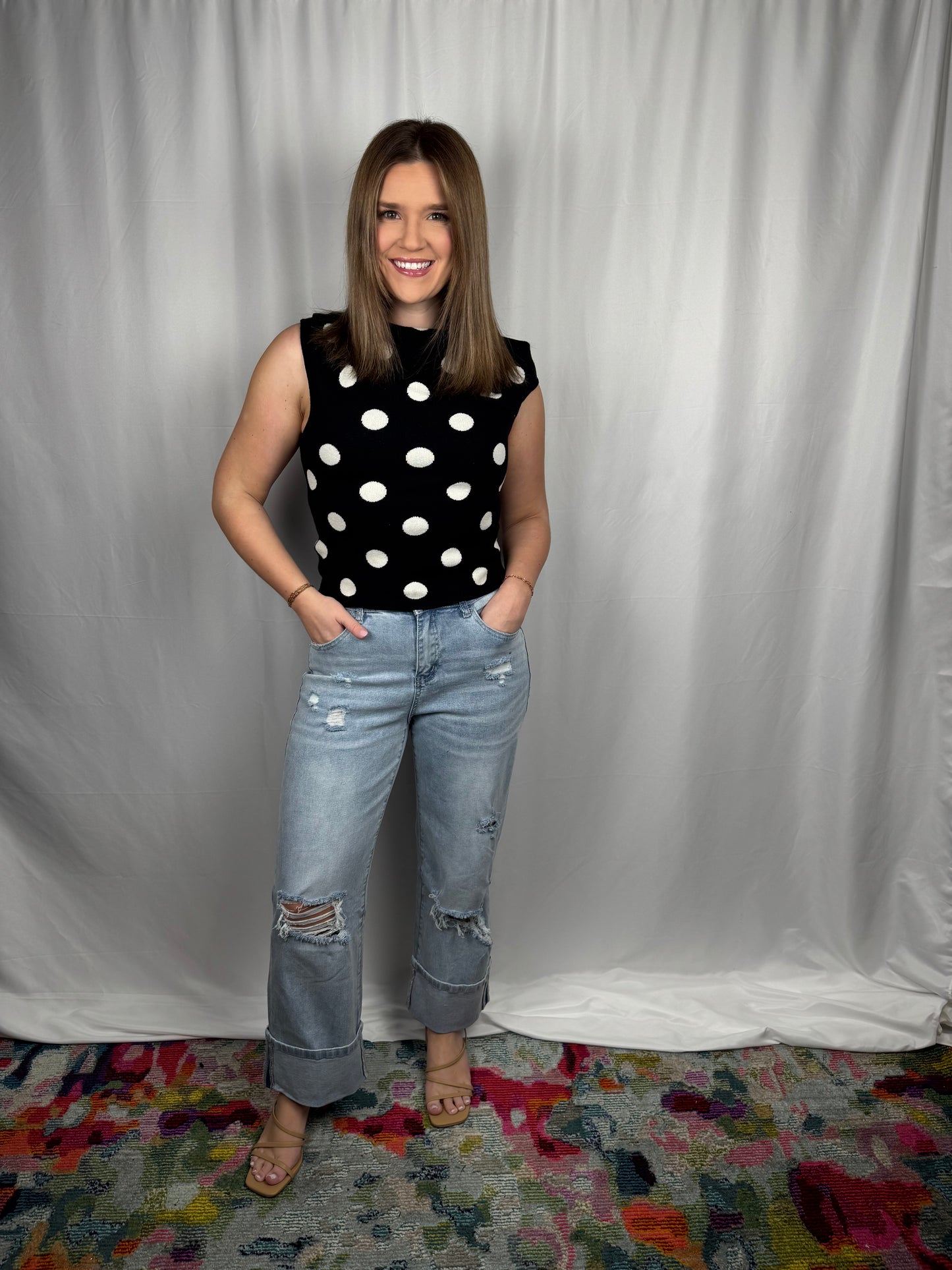 Asymmetrical Sweater Tank