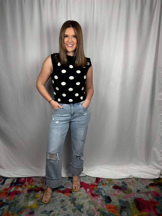 Asymmetrical Sweater Tank