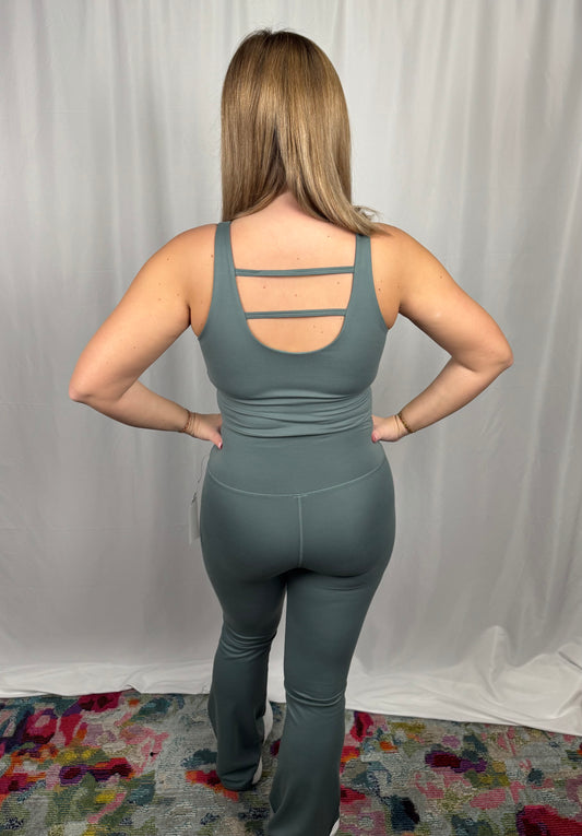Power Back Active Tank (Sage)