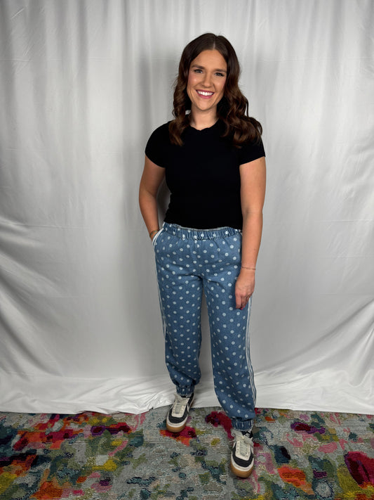 Polka Dot Joggers