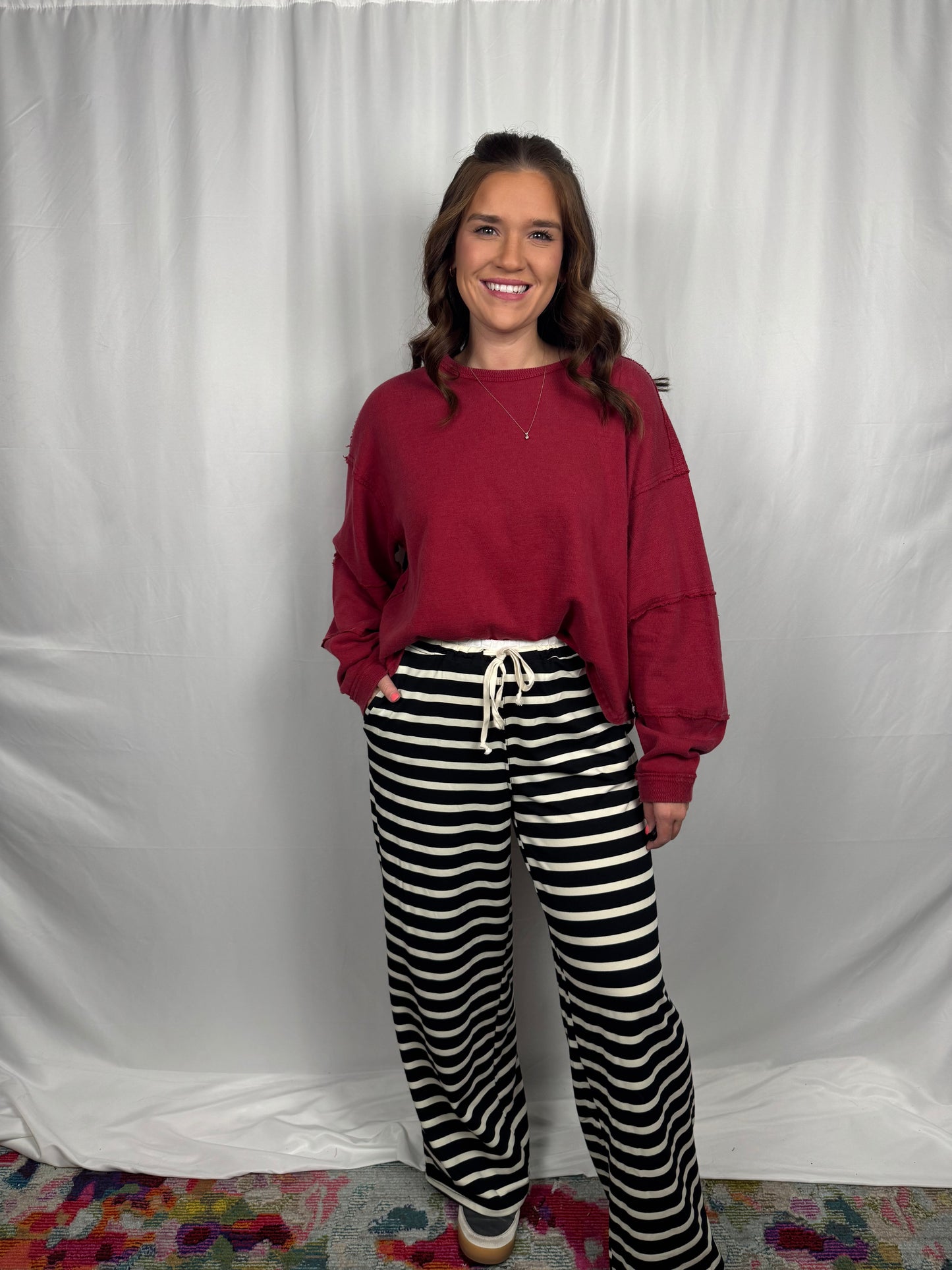 Oversized Stripe Pants