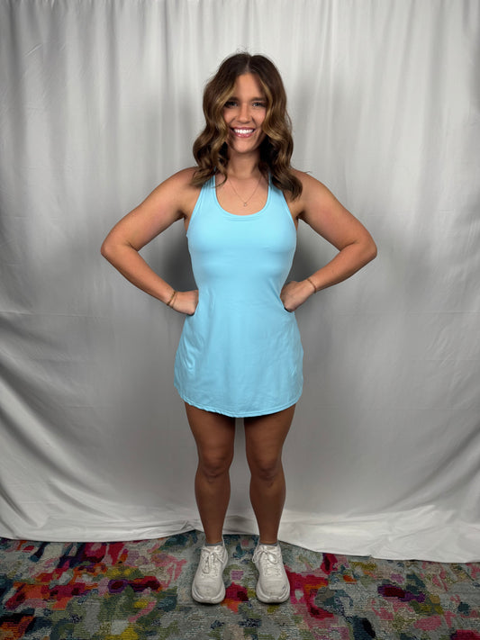 Twist Back Active Dress