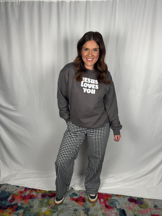 Gingham Pants