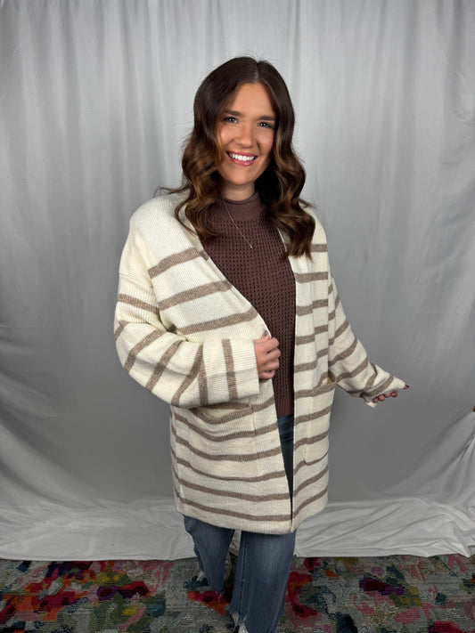 Striped Cardigan