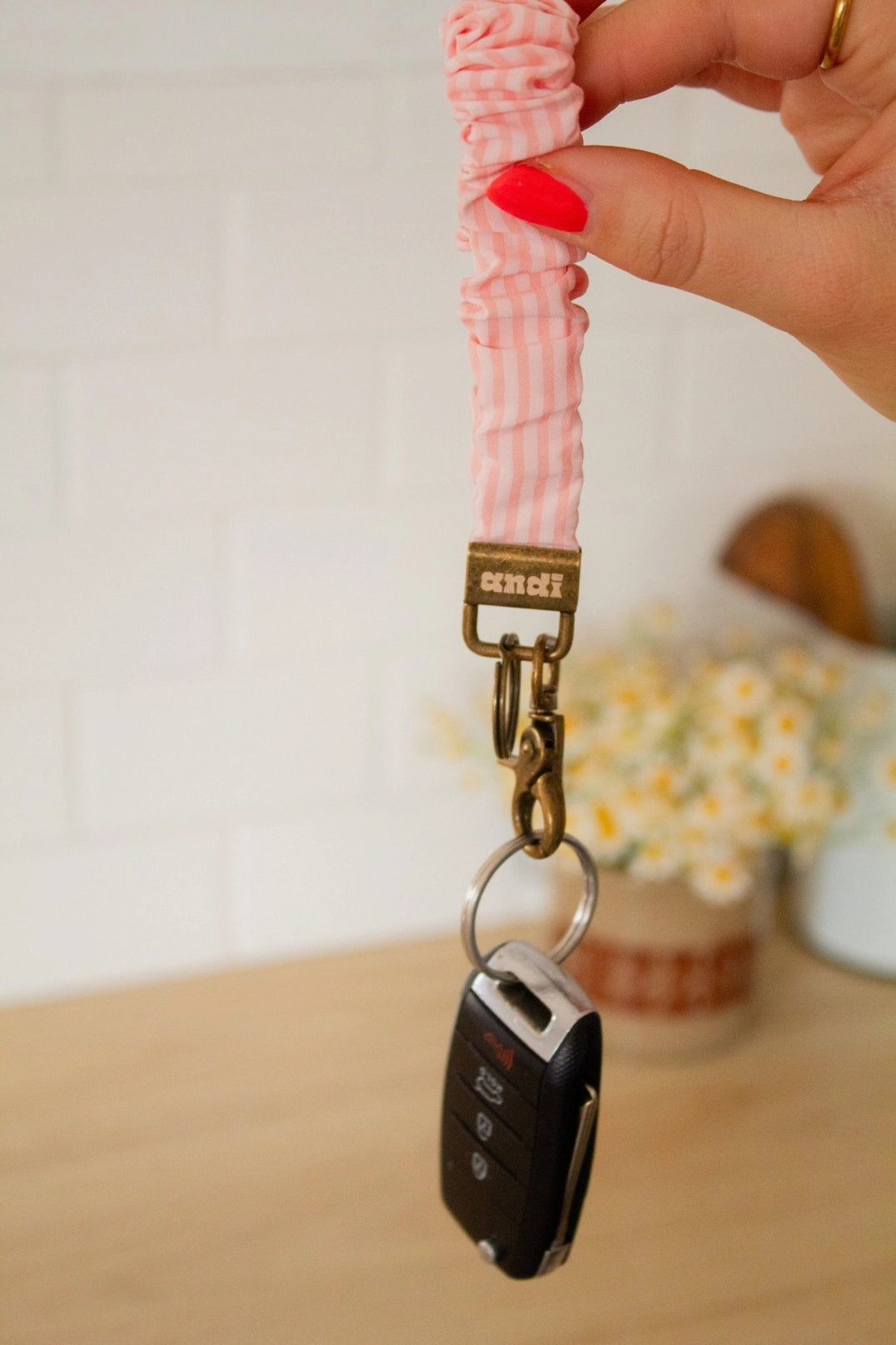 Scrunchie Keychain Wristlet