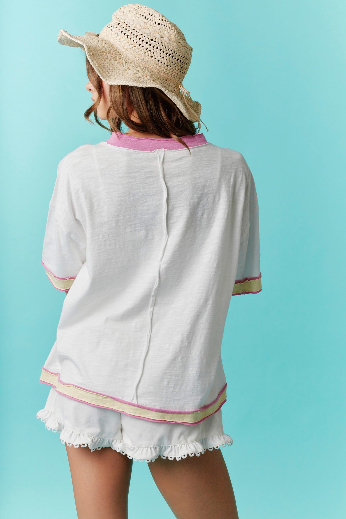 Color Block Basic Tee
