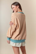 So Striped Pullover